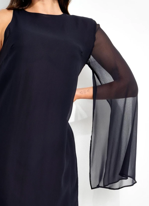 Colcci - Vestido em Viscose Preto 6