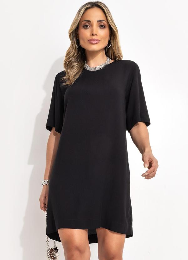 Colcci - Vestido em Viscose Preto