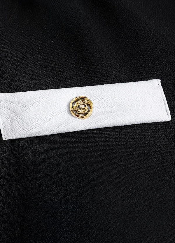 Quintess - Vestido Preto em Malha Crepe 6