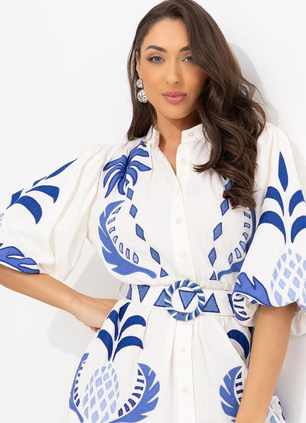 Farm - Vestido Encanto Tropical Off White 11