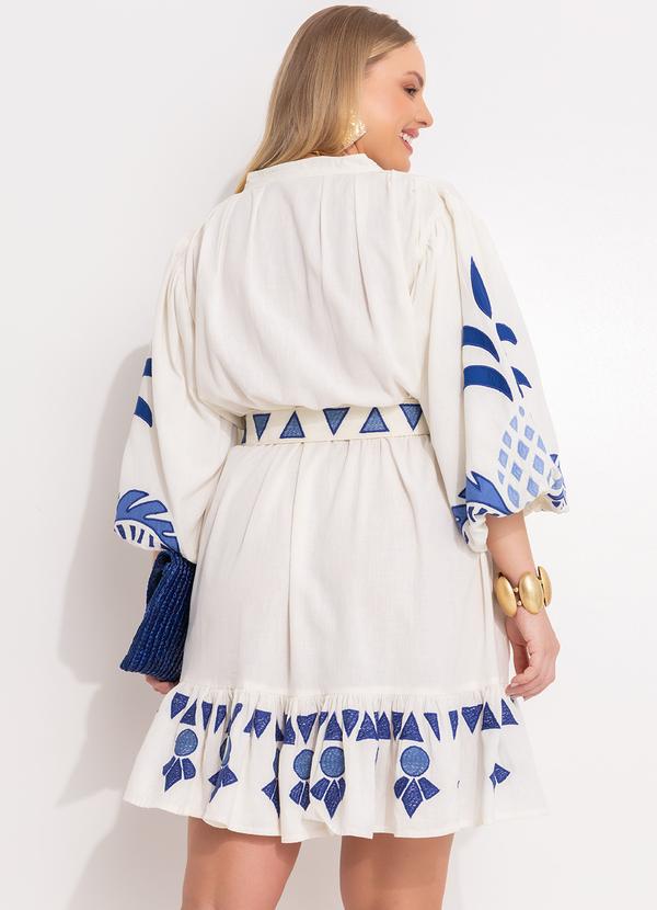 Farm - Vestido Encanto Tropical Off White 15