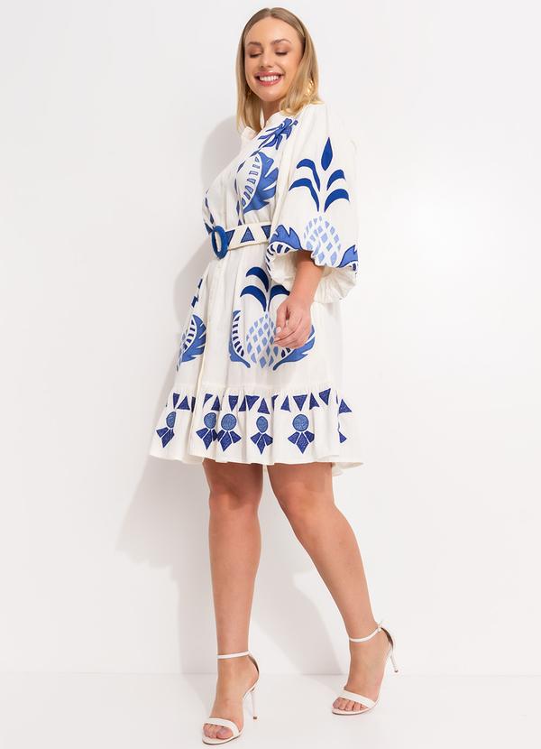 Farm - Vestido Encanto Tropical Off White 19