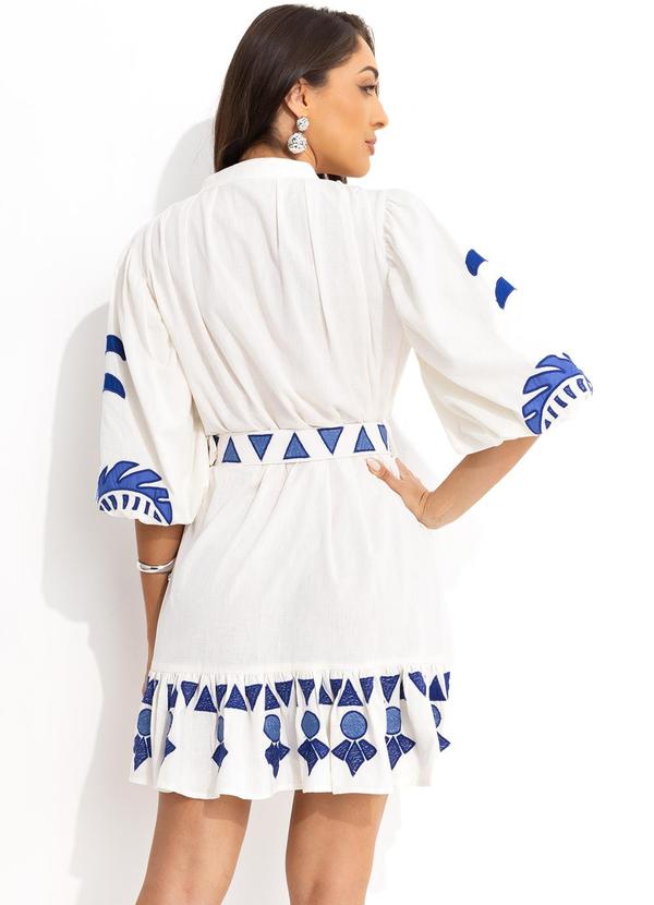 Farm - Vestido Encanto Tropical Off White 2