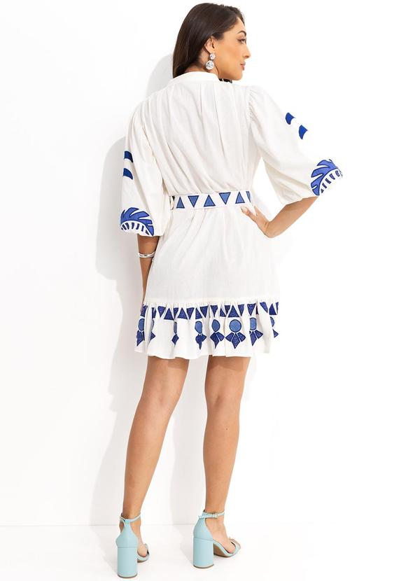 Farm - Vestido Encanto Tropical Off White 5