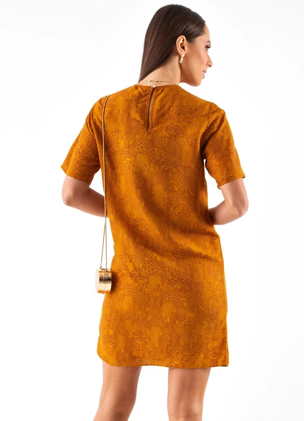 Colcci - Vestido Estampado Animal Print Amarelo 2