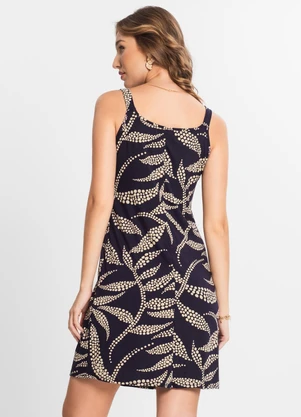 Select - Vestido Estampado Azul - SELECT