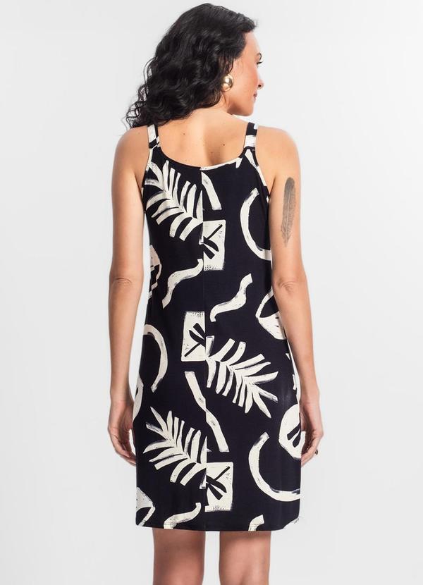 Select - Vestido Estampado Bege 2