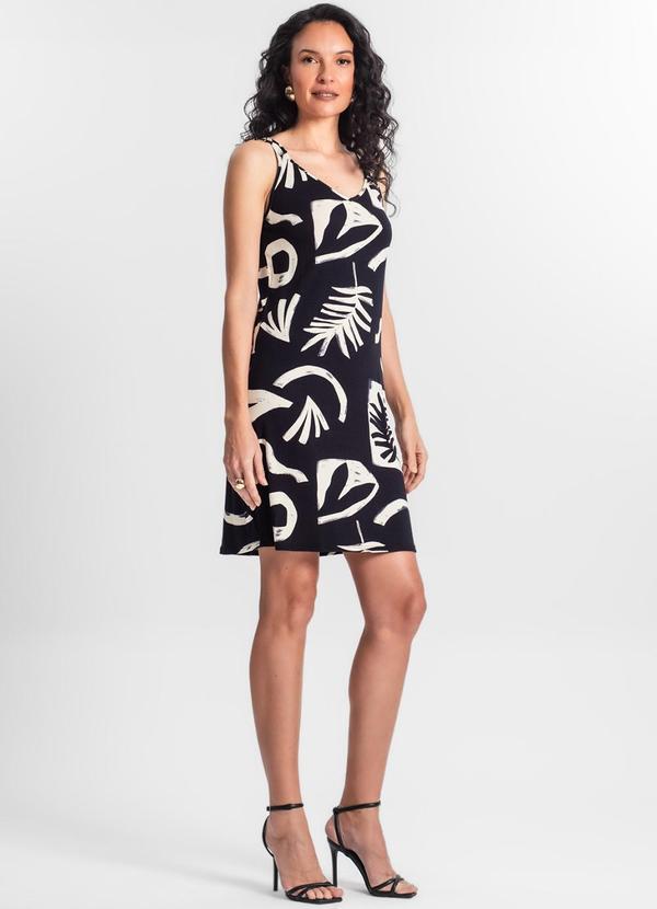 Select - Vestido Estampado Bege 3