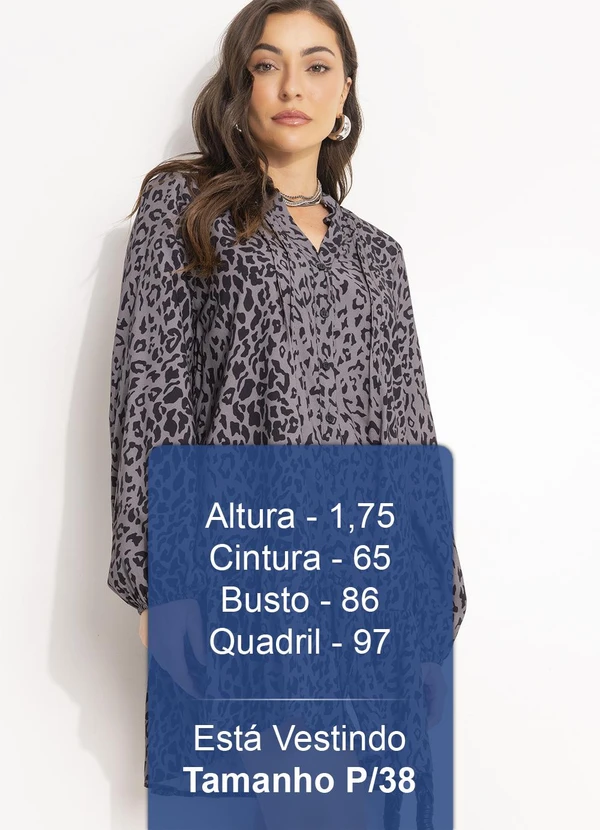 Colcci - Vestido Estampado Cinza 5