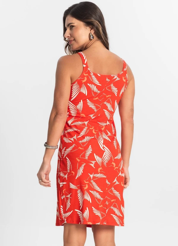 Select - Vestido Estampado Laranja 2