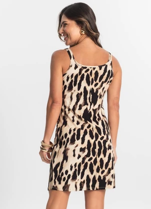 Select - Vestido Estampado Marrom - SELECT