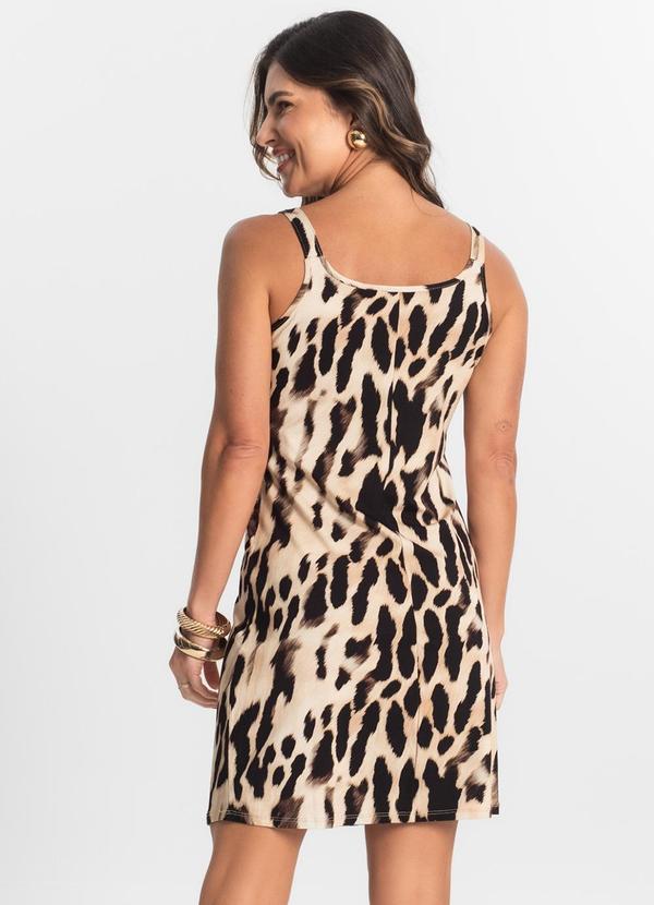 Select - Vestido Estampado Marrom 2