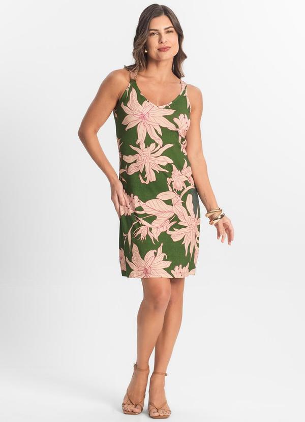 Select - Vestido Estampado Verde 3