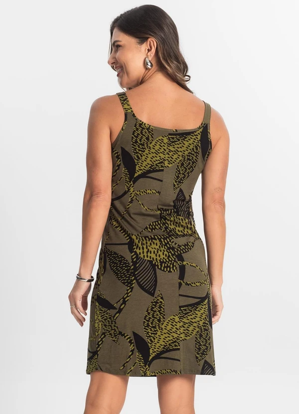 Select - Vestido Estampado Verde 2