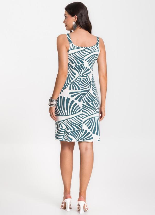 Select - Vestido Estampado Verde 3