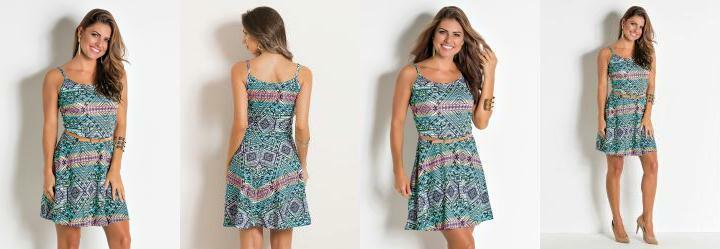 Vestido Evas� de Al�as �tnico
