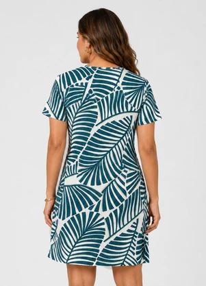 Infinita Cor - Vestido Feminino Amarração em Molde Bege - INFINITA COR