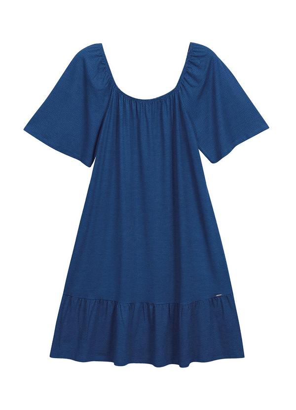 Marialícia - Vestido Feminino Amplo Azul