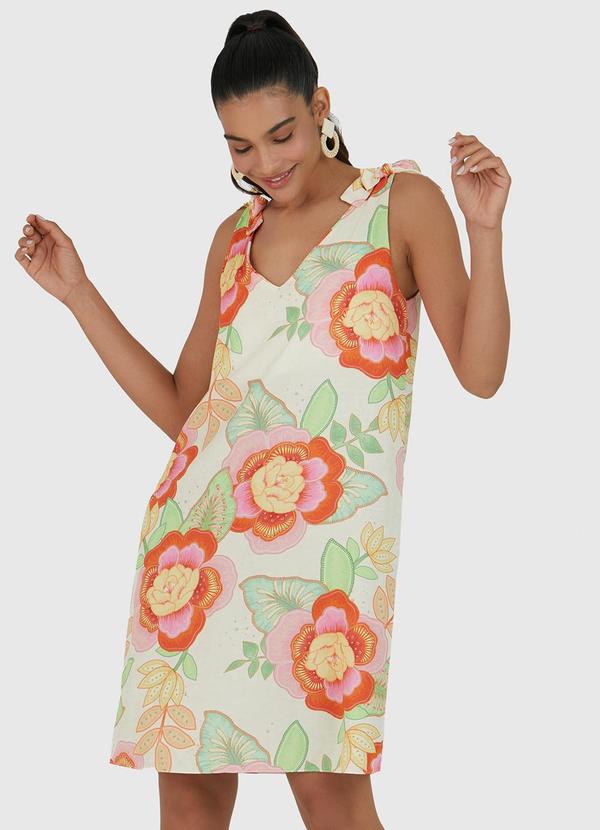 Malwee - Vestido Feminino Bege