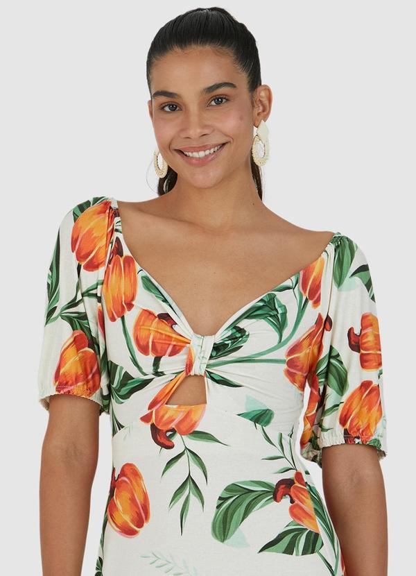 Malwee - Vestido Feminino Bege 3