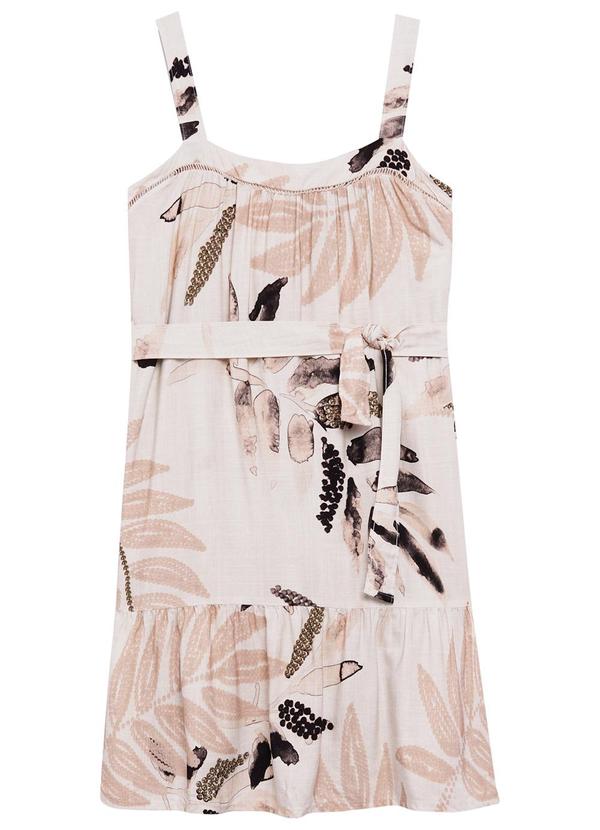 Malwee - Vestido Feminino Bege