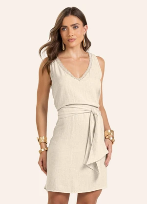Endless - Vestido Feminino Bege - ENDLESS