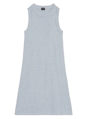 Essendi - Vestido Feminino Canelado Cinza - ESSENDI