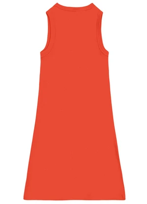 Essendi - Vestido Feminino Canelado Vermelho - ESSENDI