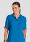 Dianna - Vestido Feminino Chemise Laranja - variação: Azul