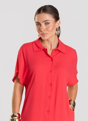 Dianna - Vestido Feminino Chemise Laranja - DIANNA