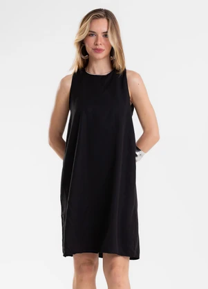Endless - Vestido Feminino com Abertura nas Costas Preto - ENDLESS