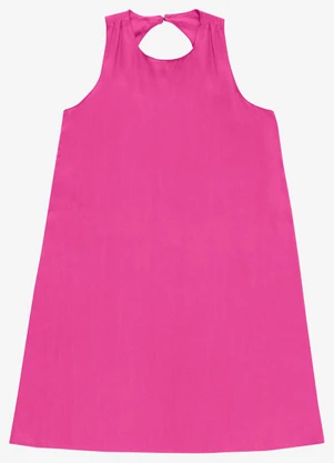 Endless - Vestido Feminino com Abertura nas Costas Rosa - ENDLESS