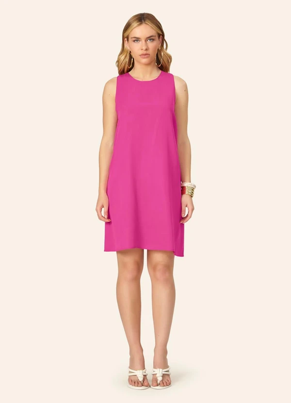 Endless - Vestido Feminino com Abertura nas Costas Rosa