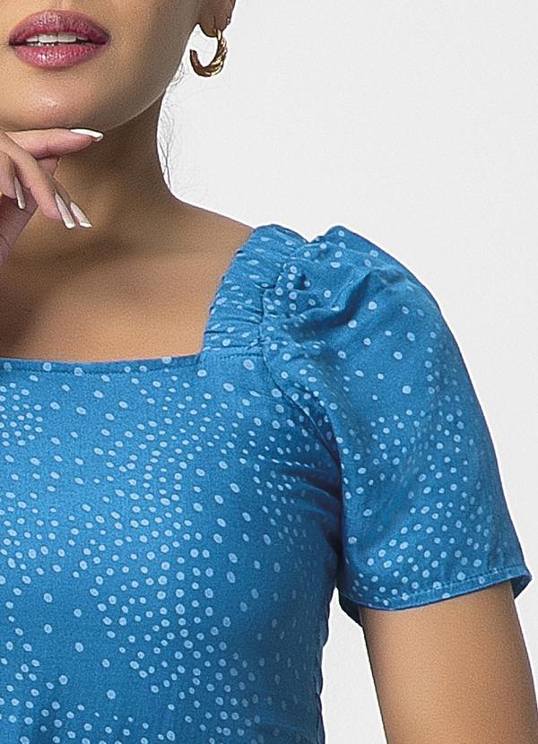 Habana - Vestido Feminino com Estampa Azul 4