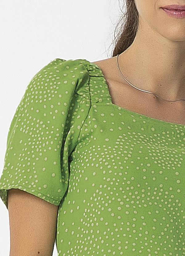Habana - Vestido Feminino com Estampa Verde 3