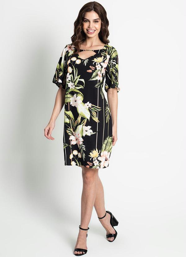 Endless - Vestido Feminino Crepanada Preto