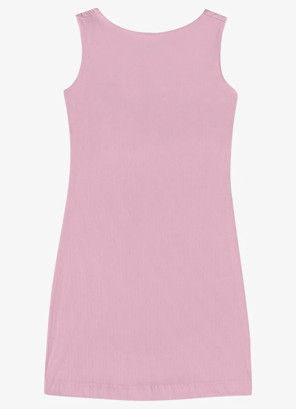 Veev - Vestido Feminino Curto Canelado Poliamida Roxo
