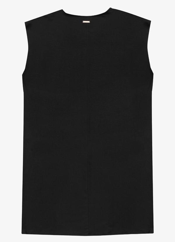 Rovitex - Vestido Feminino Curto Estampado Preto 5
