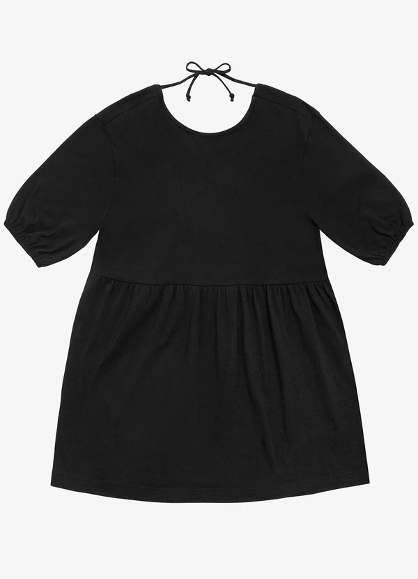 Rovitex - Vestido Feminino Curto Preto 3