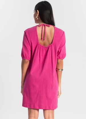 Rovitex - Vestido Feminino Curto Rosa - ROVITEX