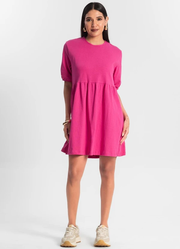 Rovitex - Vestido Feminino Curto Rosa 3