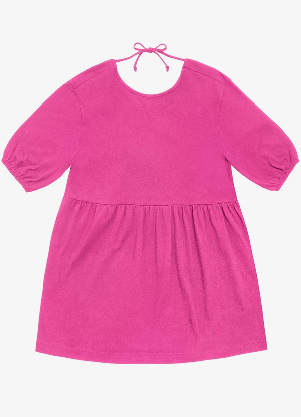Rovitex - Vestido Feminino Curto Rosa 4