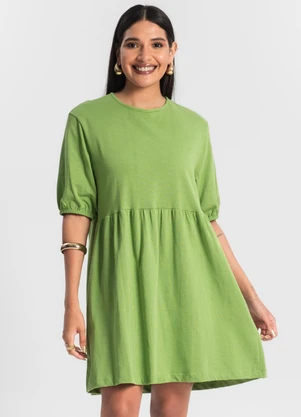 Rovitex - Vestido Feminino Curto Verde - ROVITEX