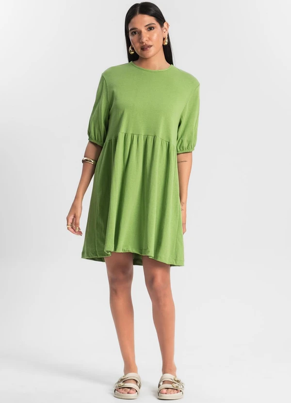 Rovitex - Vestido Feminino Curto Verde 3