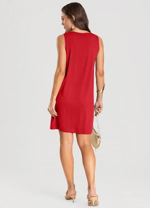 Dianna - Vestido Feminino Curto Vermelho - DIANNA