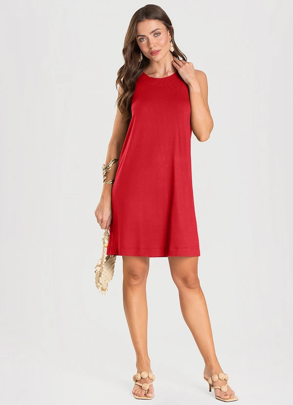 Dianna - Vestido Feminino Curto Vermelho