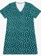 Rovitex - Vestido Feminino Curto Visco Maquinetado Verde - variação: Verde