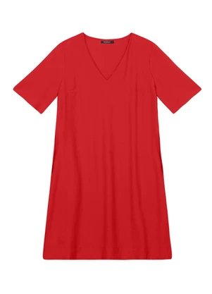 Essendi - Vestido Feminino em Alfaiataria Vermelho - ESSENDI