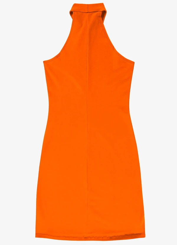 Infinita Cor - Vestido Feminino em Cotton Infinita Cor Laranja 2
