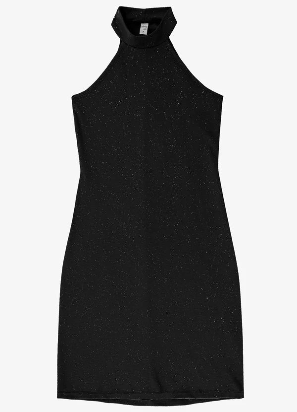 Infinita Cor - Vestido Feminino em Cotton Infinita Cor Preto